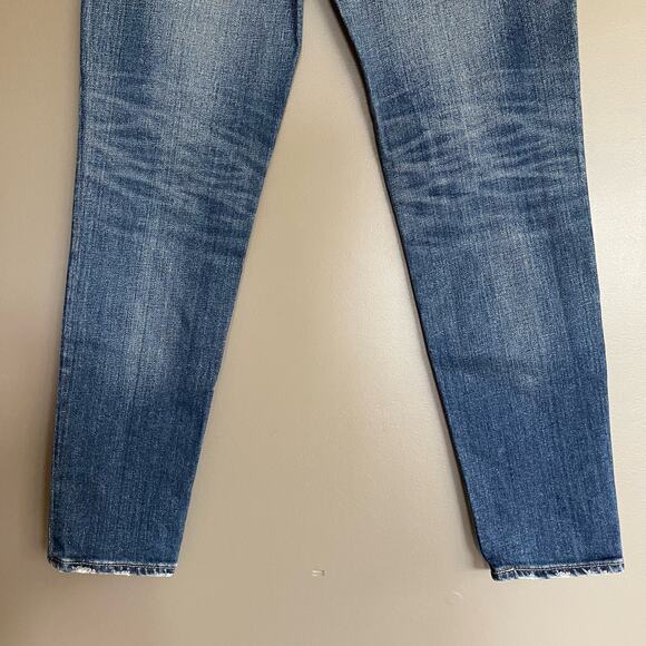 MOUSSY Tamworth High Waist Skinny Jeans In Dark Blue Size 24 Japanese Denim - Picture 15 of 16